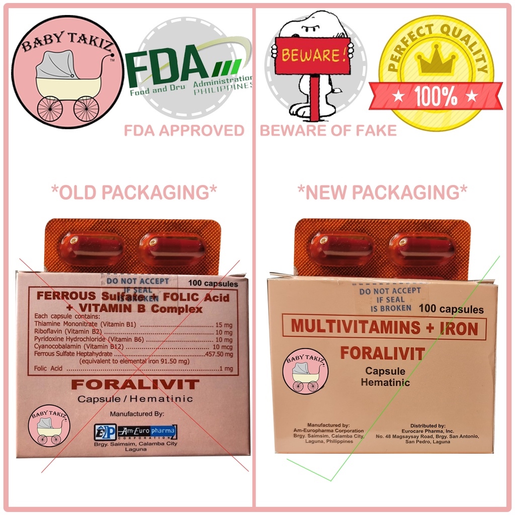 Ferrous Sulfate Folic Acid Vitamin B Complex FORALIVIT 10, 43 OFF