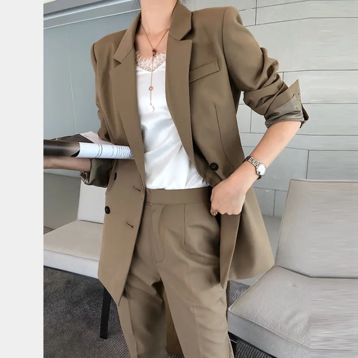 double breasted suit for women