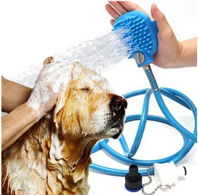 CS' Pet Shower Hose Bathing Tool Grooming Brush