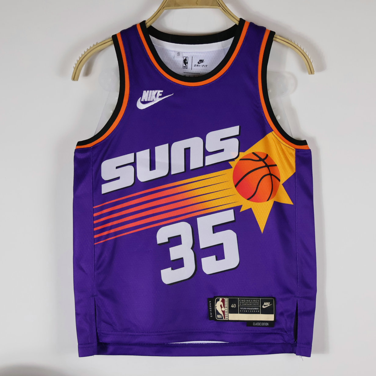 Suns DURANT #35 Purple City Edition NBA Jerseys