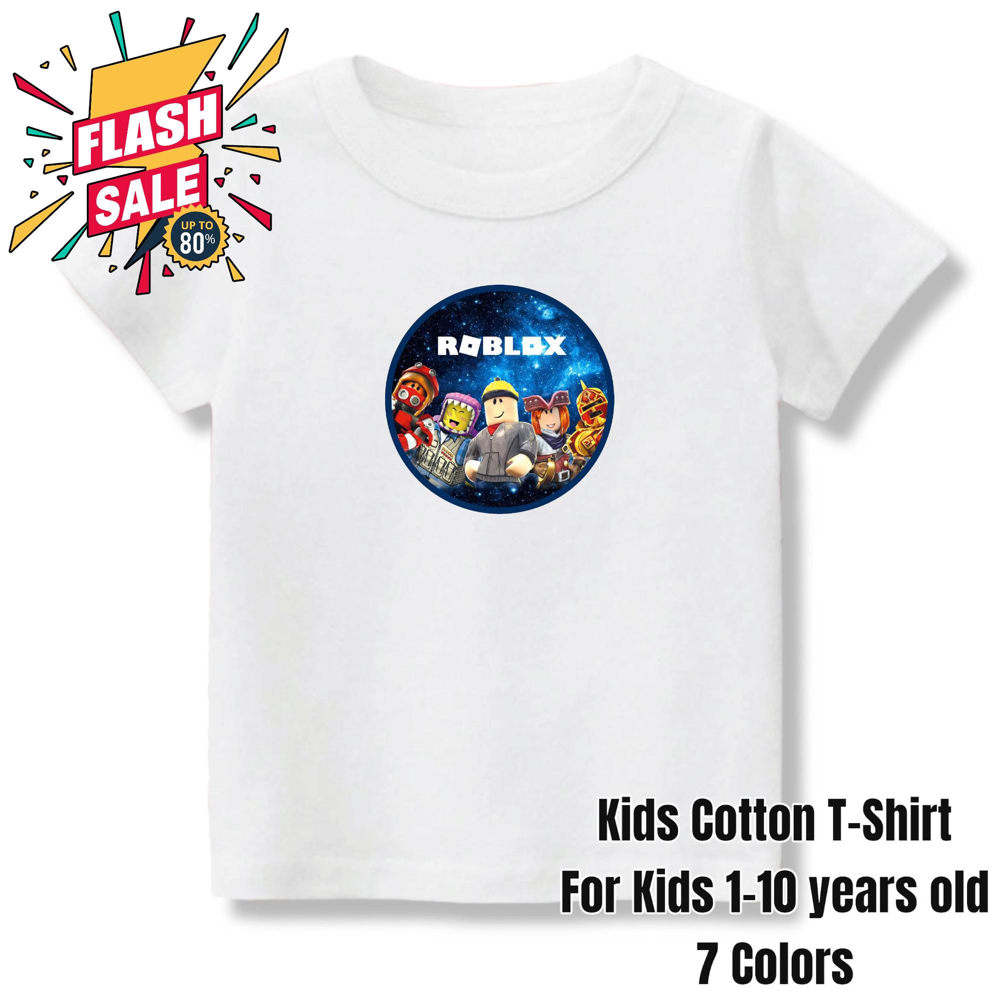120, Colour 4) kids Boys Girls ROBLOX Anime Short sleeved tops children's  fashion t-shirts on OnBuy