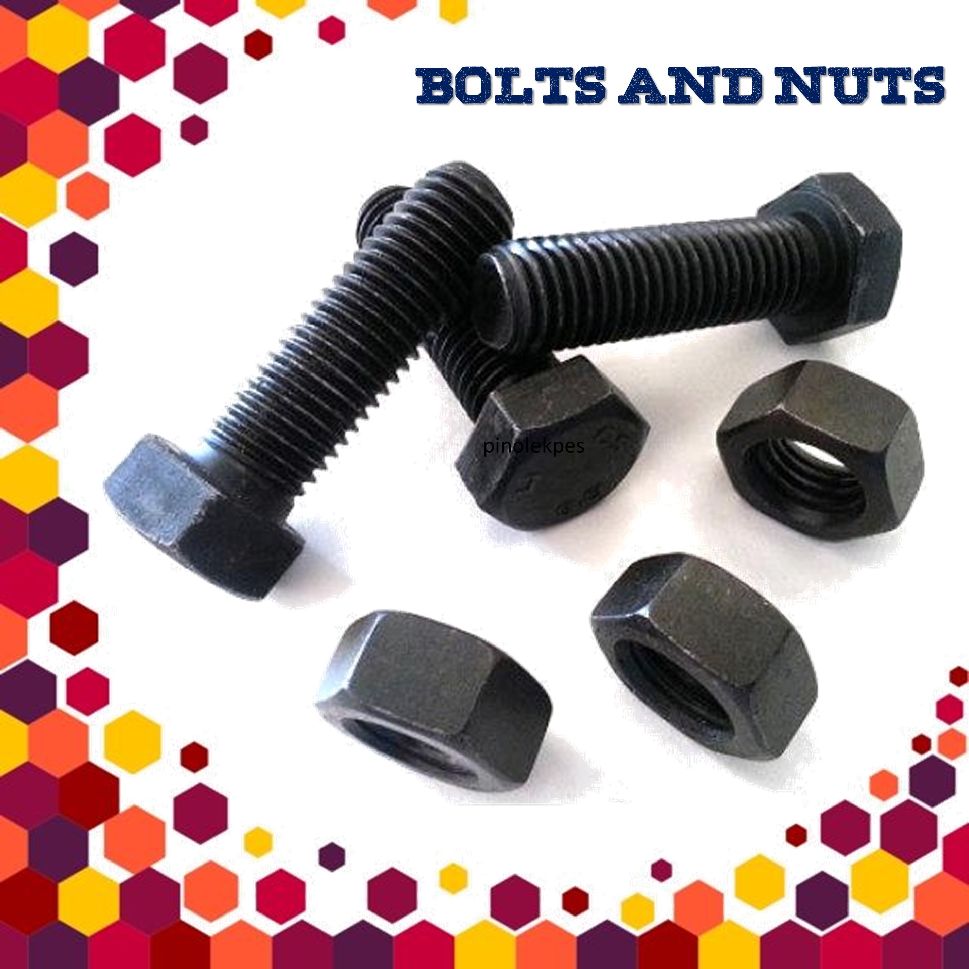 Bolts and Nut and Washer 3/8