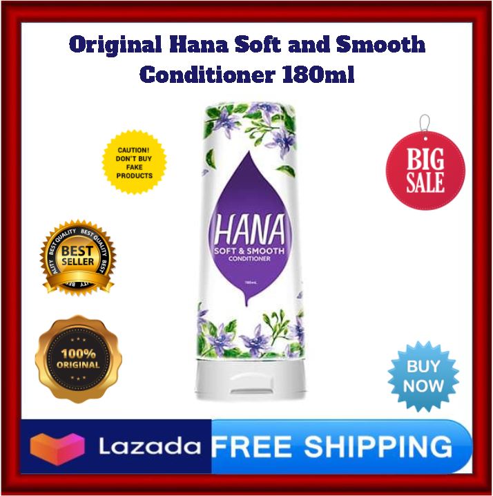 Original Hana Soft and Smooth Conditioner 180ml Lazada PH