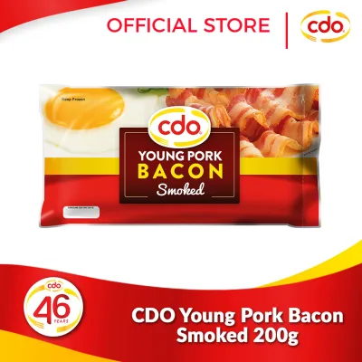 CDO Young Pork Bacon Smoked 200g – CDO Foodsphere