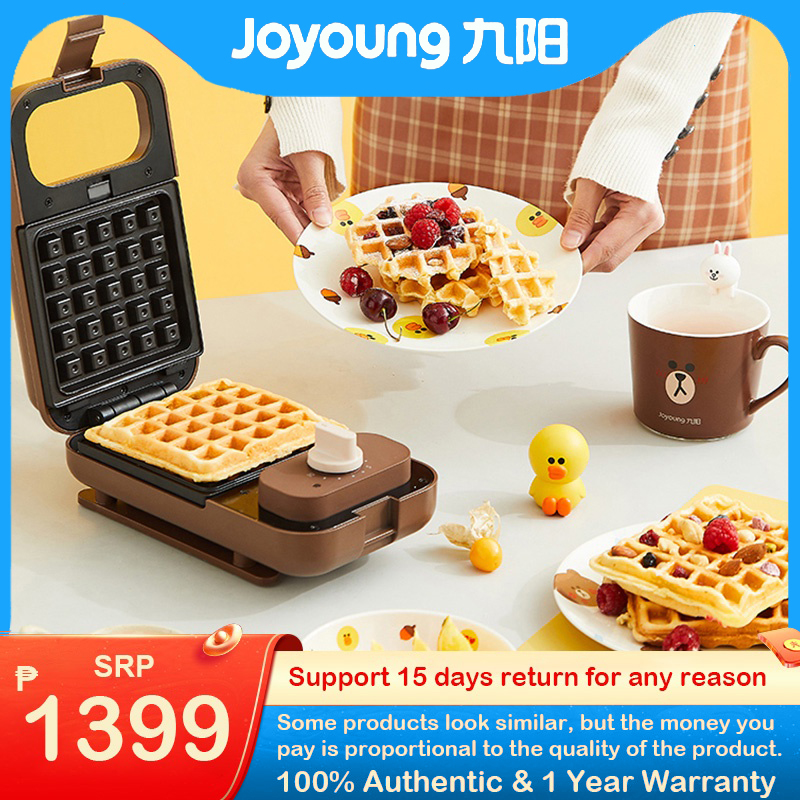 Joyoung Mini Personal Electric Waffle Maker,Sandwich Maker,French Toast