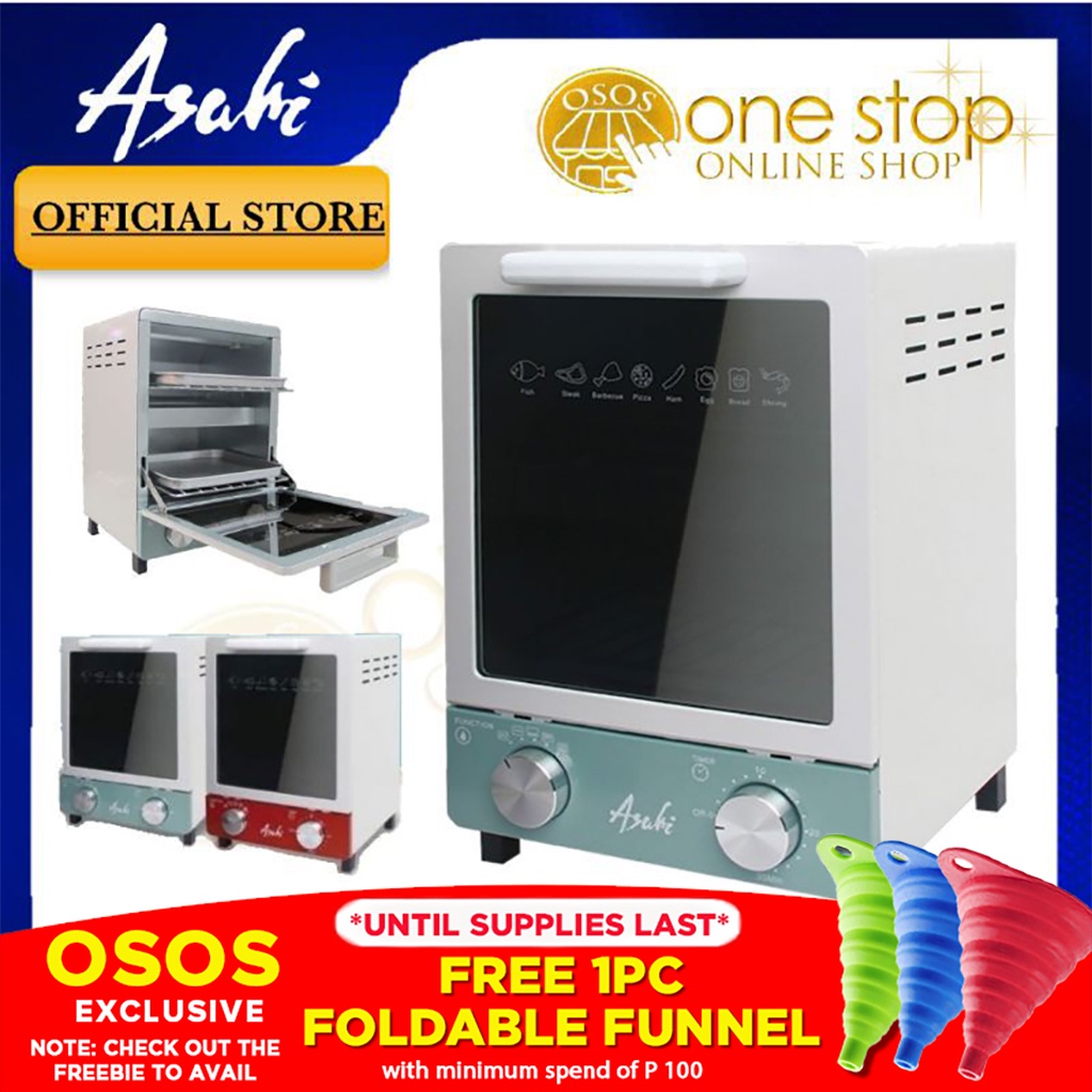 Asahi Original OT1211 Oven Toaster Toast Bake Roast Defrost Reheat