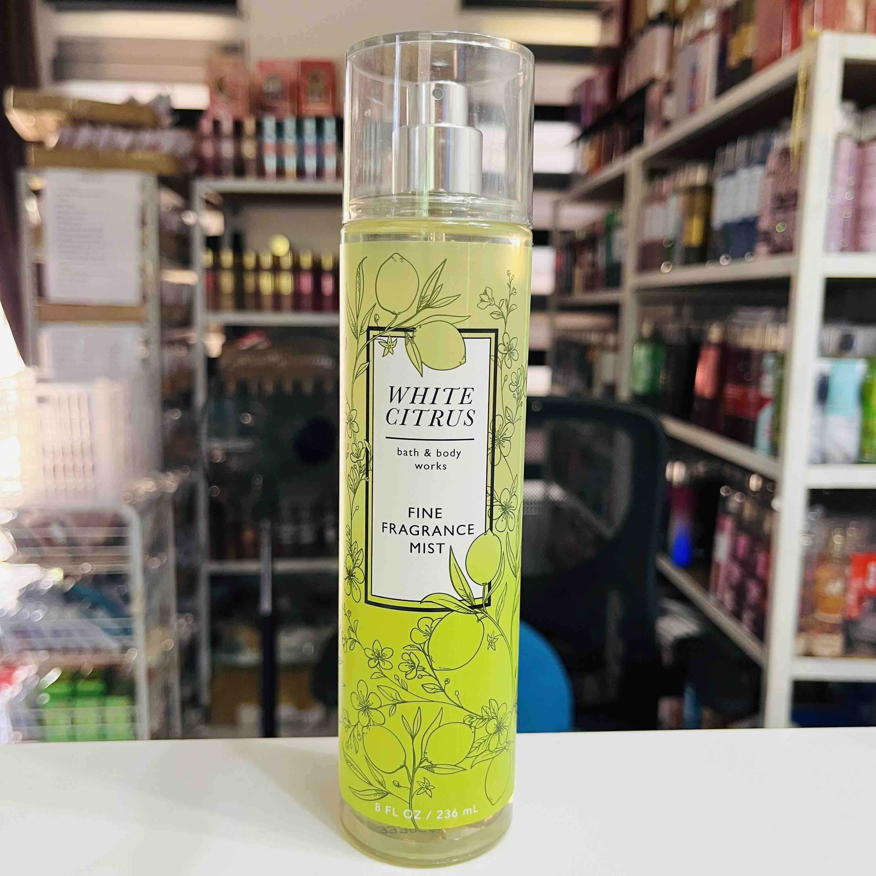 BBW WHITE CITRUS Fragrance Mist 236mL BBW Perfume Perfect this