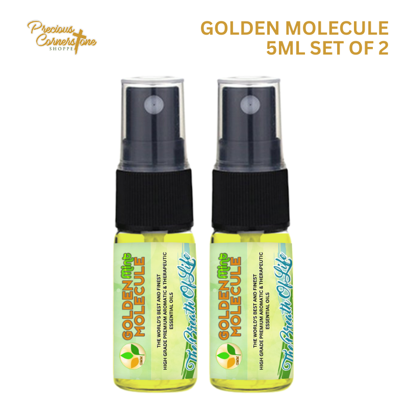 PCS Golden Mint Molecule 5ml Set of 2 Health Herbs & Traditional