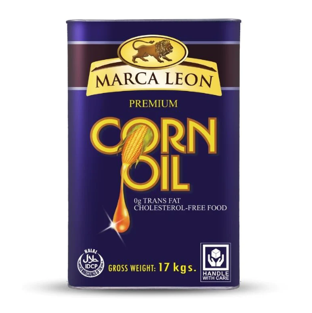 Marca Leon Canola Oil Can 17kg 1can, Tin, Cooking Oil, Marca Leon Corn