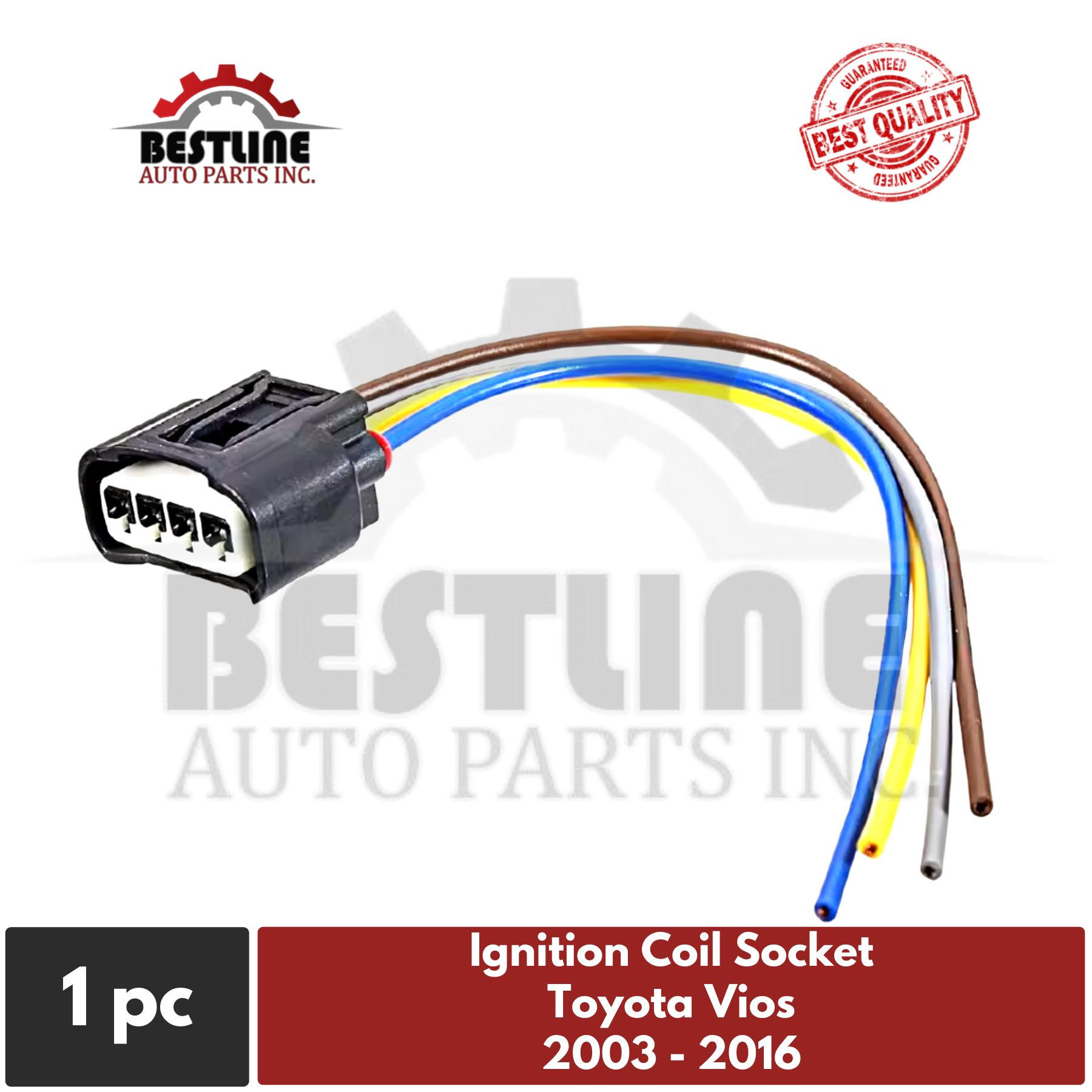 Ignition Coil Socket for Toyota Vios First Second Third Generation 2003