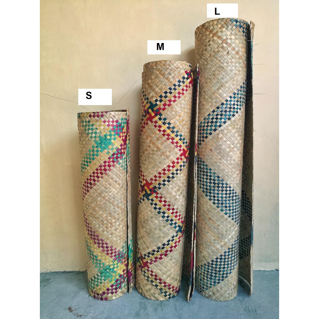 【Ready Stock】 Banig Native Mat Carpet Handwoven Sleeping Mat Gawang