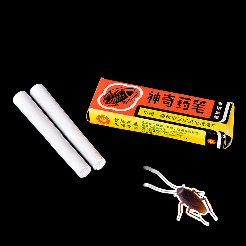 MXU 2Pcs/Pack Magic Insect Pen Chalk Kill Cockroach Roaches Ant Lice Flea Bugs