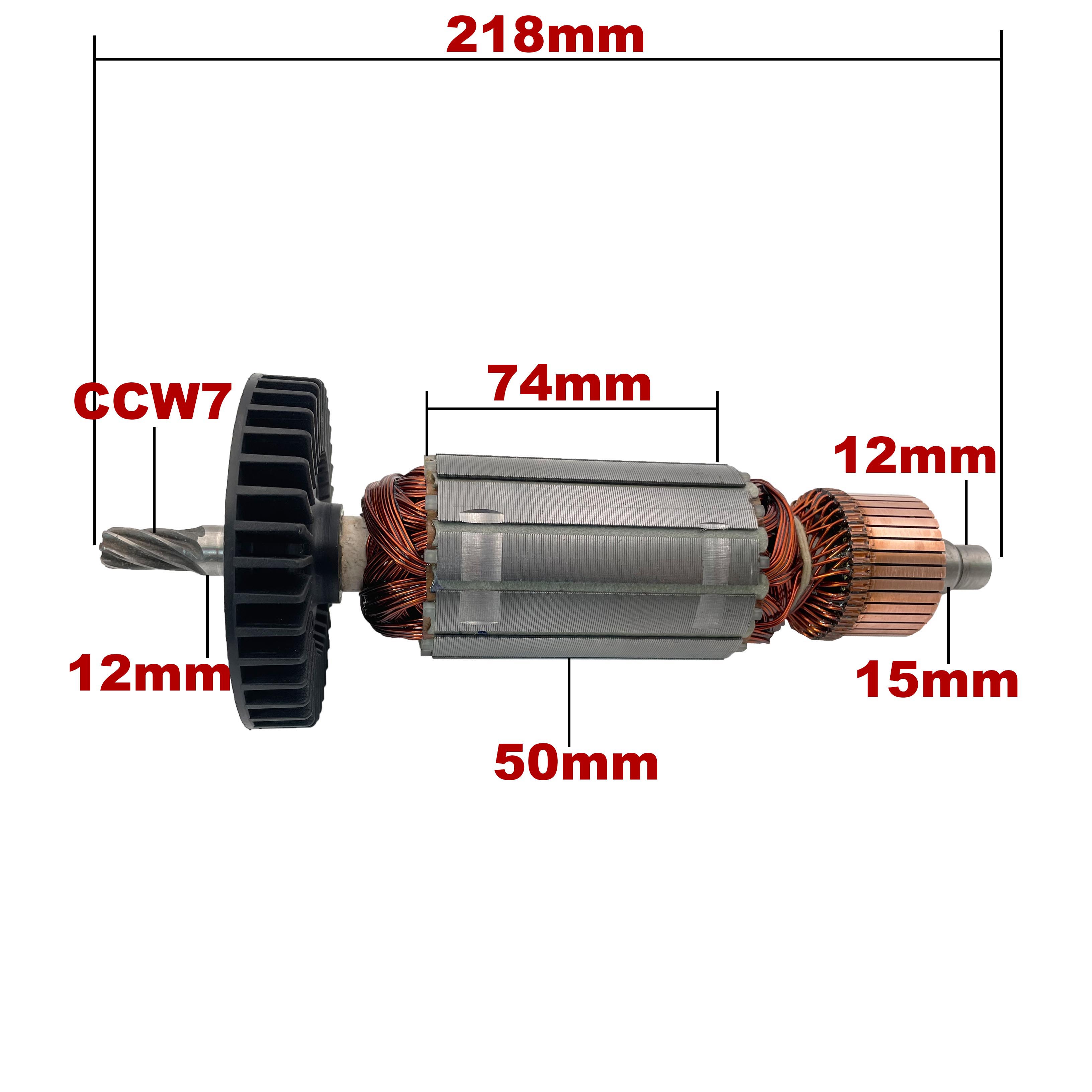 THAF AC220V-240V Armature Rotor Anchor Replacement for WEKA Core Drill ...