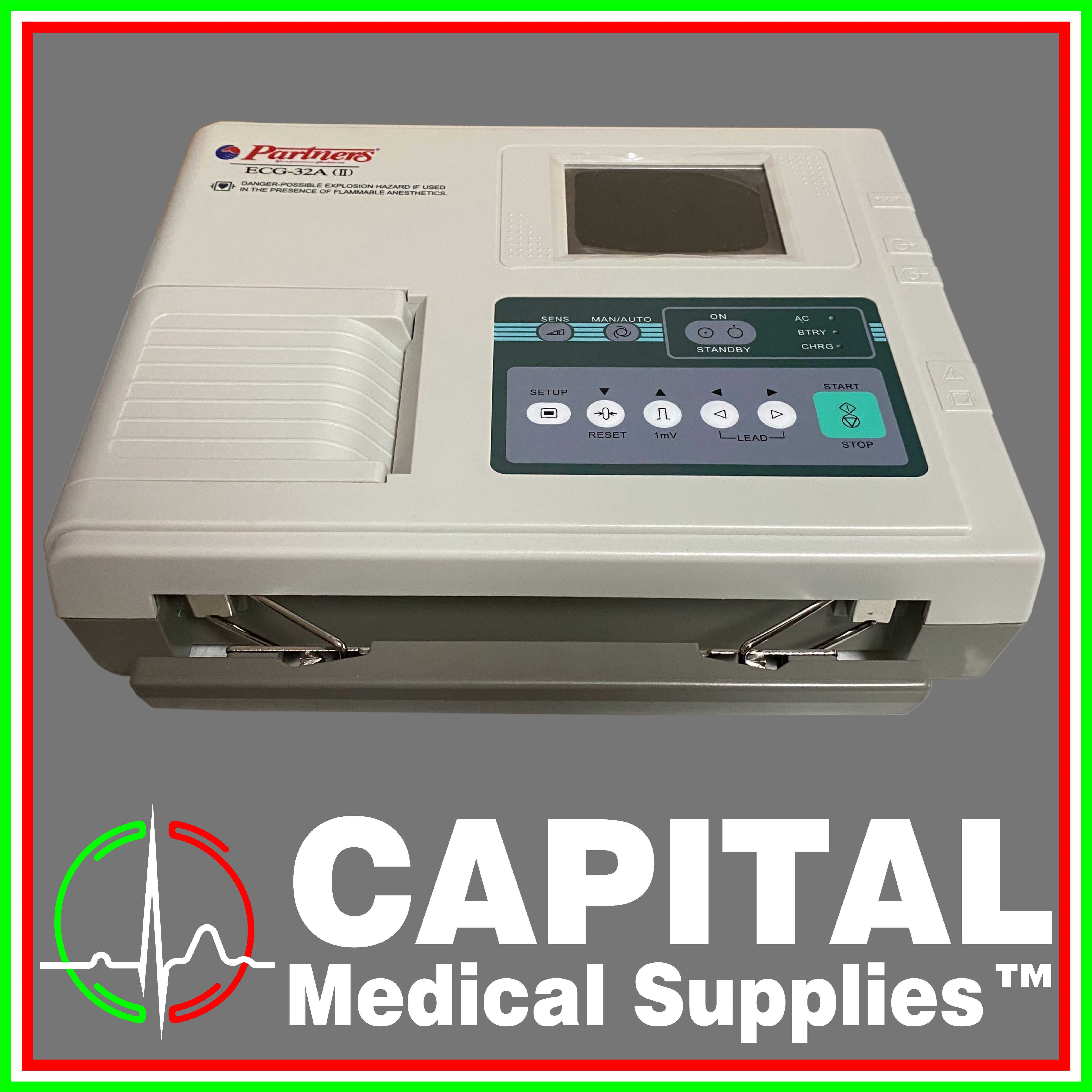 Digital ECG Machine with Interpretation Three Channel, Model ECG 32A II