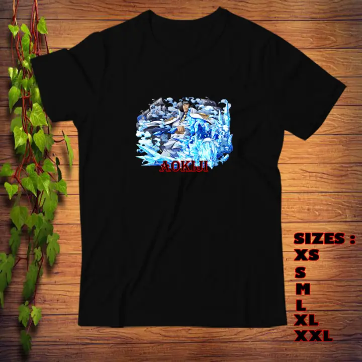 One Piece Admiral Aokiji Design Excellent Quality Shirt Op24 Lazada Ph