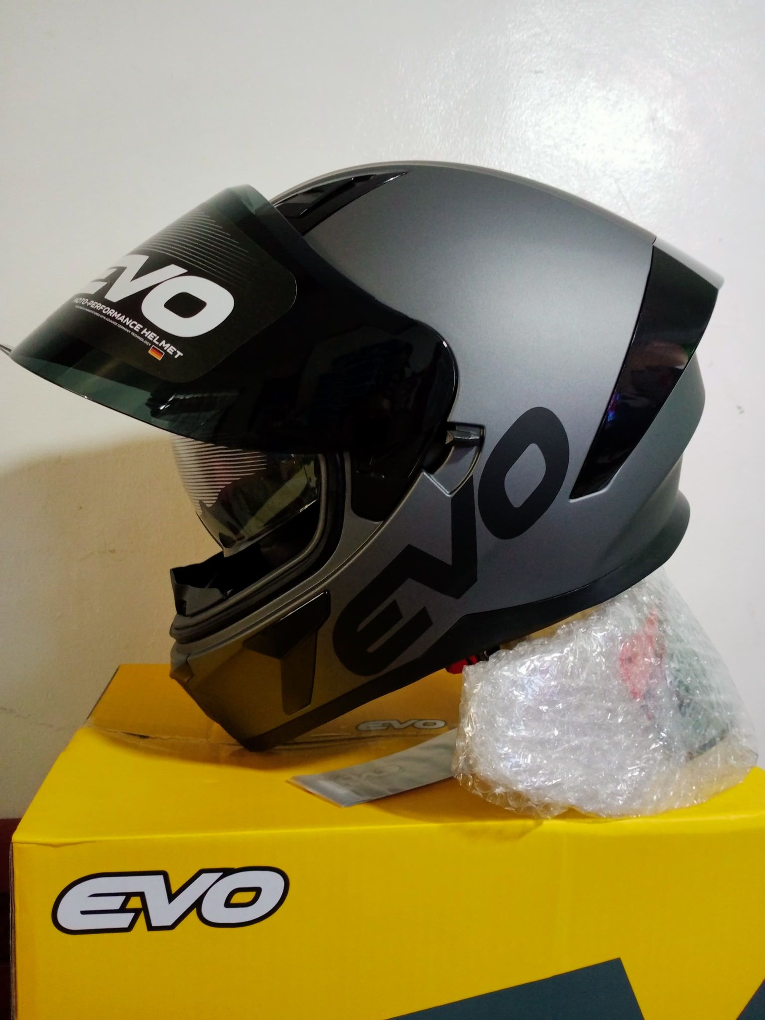 EVO SVX01 Full face dual clear visor helmet Lazada PH