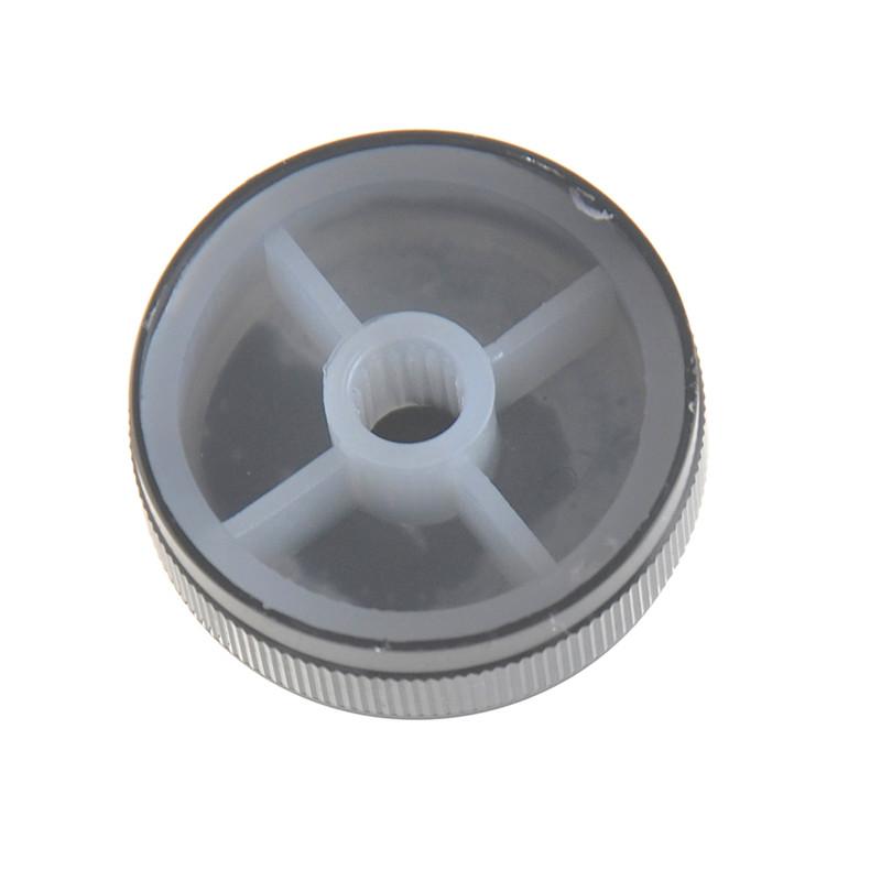 newdv2 1PC Black Aluminum Volume Control Knob Amplifier Wheel 30*10mm
