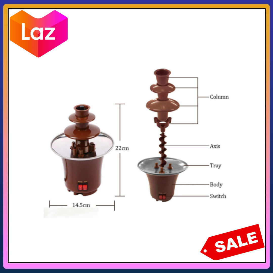 ORIGINAL Mini Chocolate Fountain Lazada PH