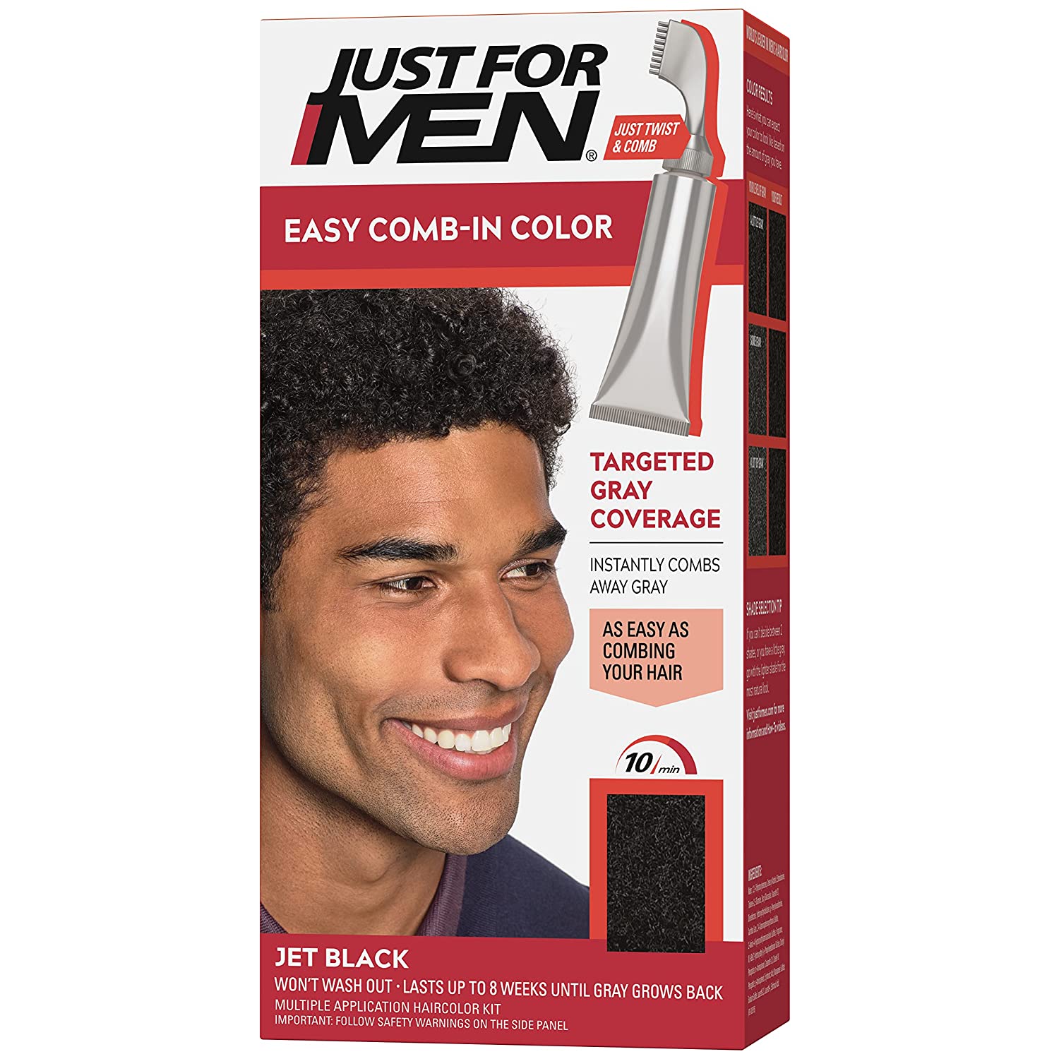 Just For Men Easy CombIn Color Mens Hair Dye, Easy No Mix Application