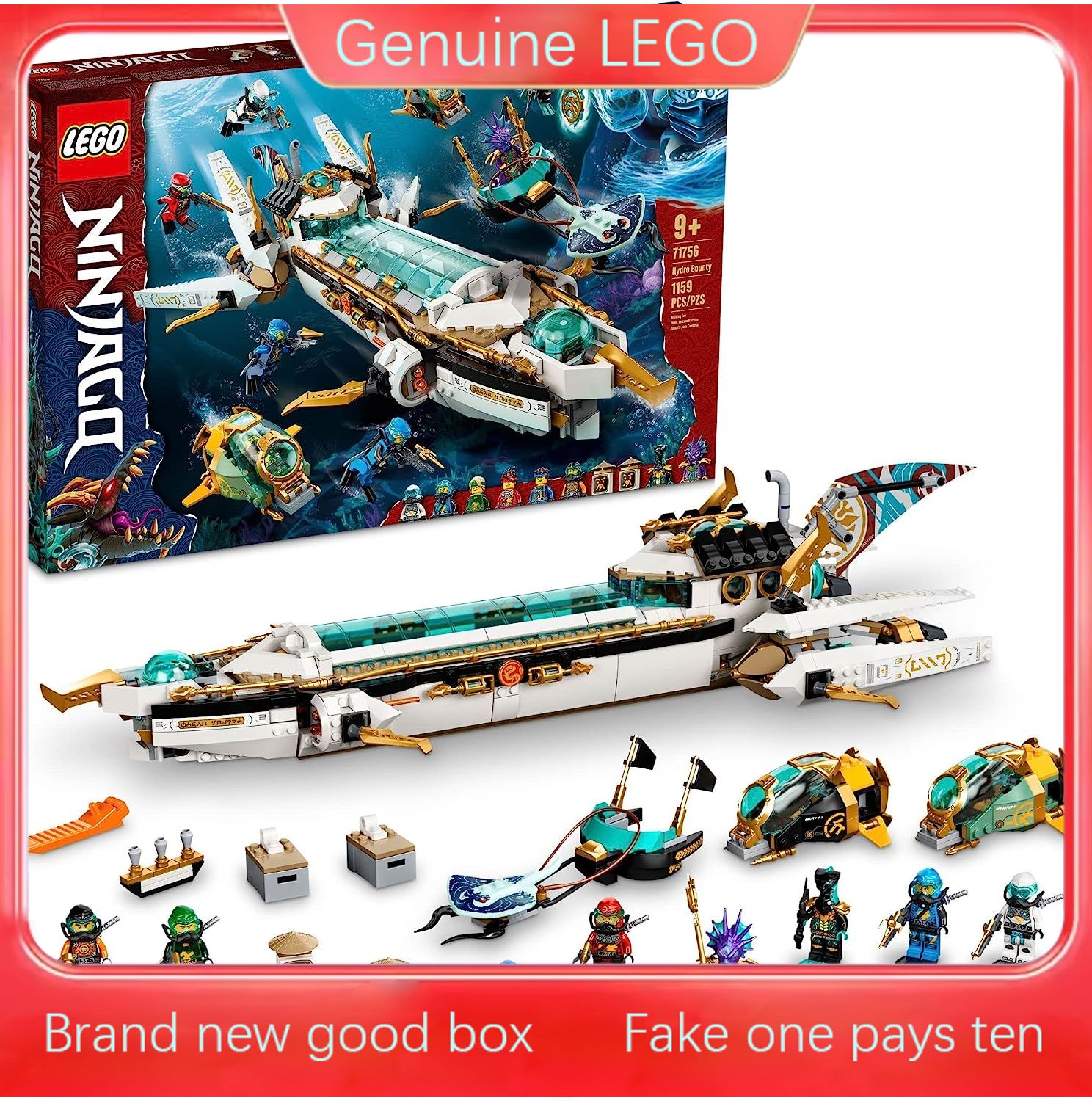【Imported LEGO】LEGO NINJAGO Hydro Bounty Building Set