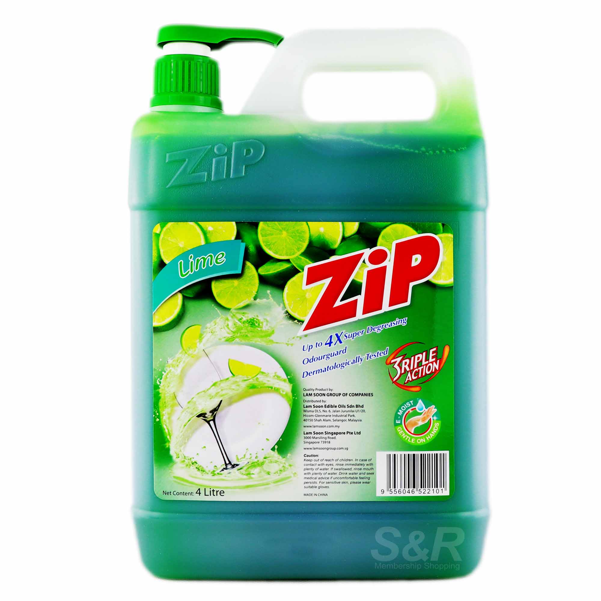 Zip Dishwashing Liquid Lime 4L Lazada PH