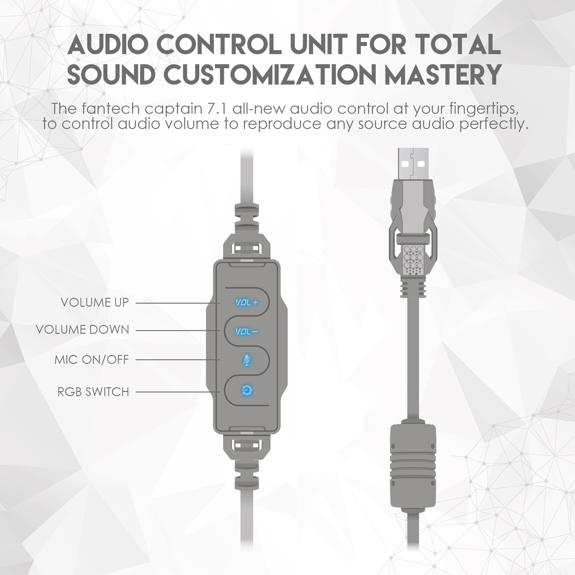 Fantech HG11 Captain Surround Sound USB Wired Gaming Headset