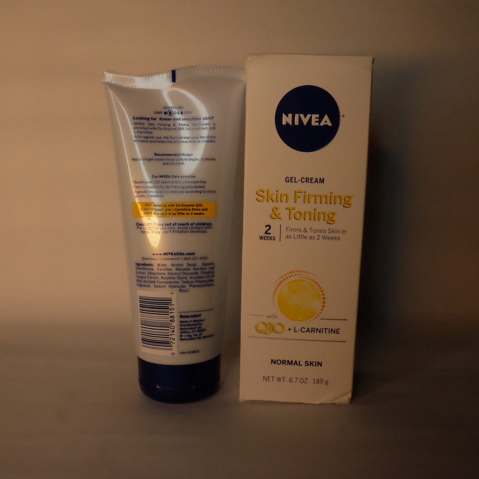 Nivea Skin Firming & Toning Gel Cream Q10 & L-Carnitine Gel Cream 6.7 oz Body  Firming And Toning - Lazada | Lazada PH