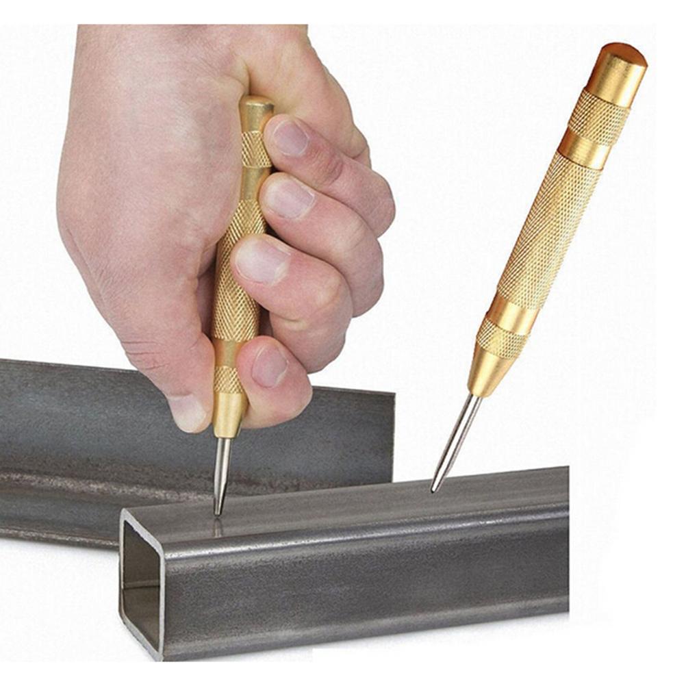 EVAN  5 Inch Automatic Center Pin Punch Spring Loaded Mark Starting Holes Tools