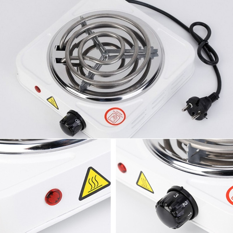 Electric Stove Hot Plate 5-speed Adjustable Electric Stove 1000W Small  Electric Stove Decoction Mosquito Coil