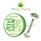 Aloe Vera Soothing Gel with Jade Facial Massage Tool
