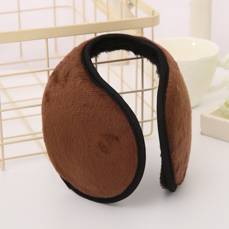 Soft Plush Thickening Ear Warmer Women Men Cold Proof Fashion Winter  Earmuffs Solid Color Earflap Outdoors Protection Ear-Muffs