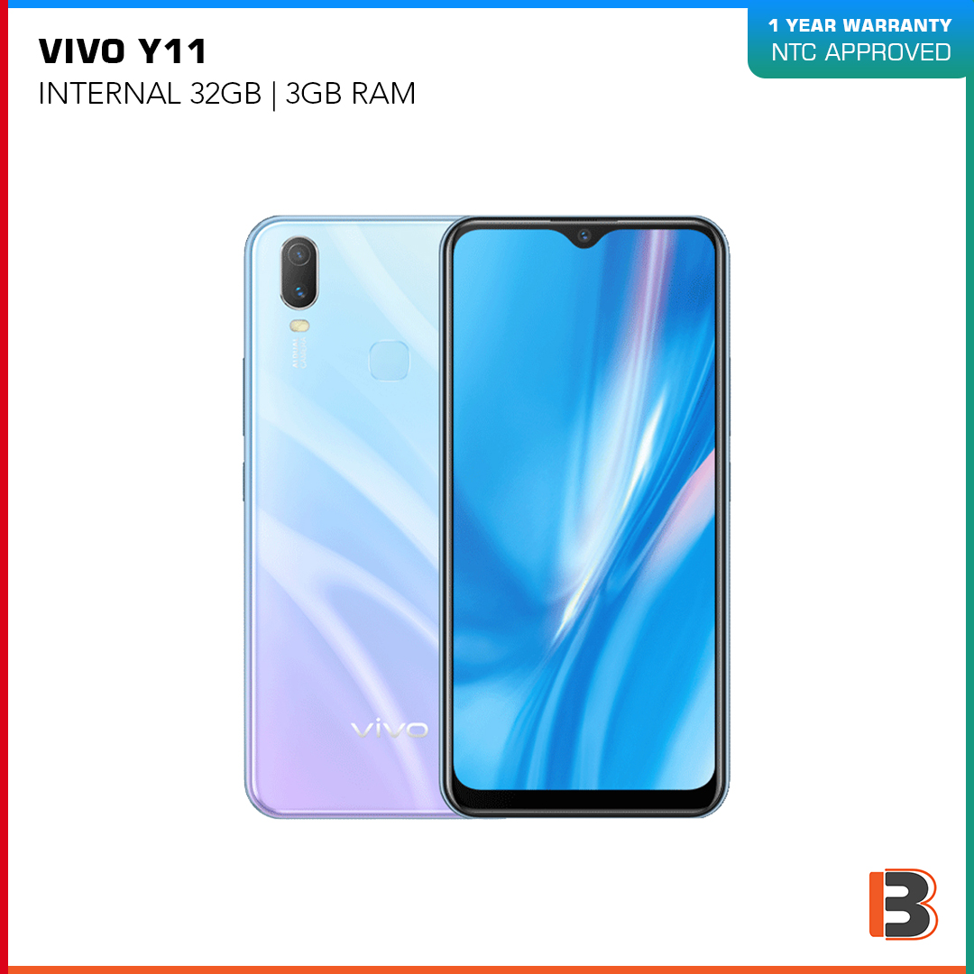 vivo y11 color skyline blue