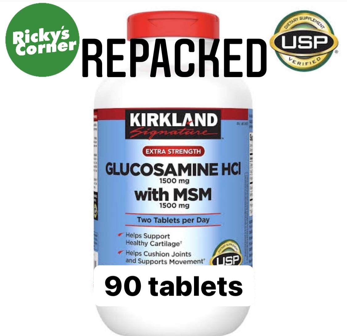 kirkland glucosamine HCI with MSM REPACKED 90 TABLETS Lazada PH