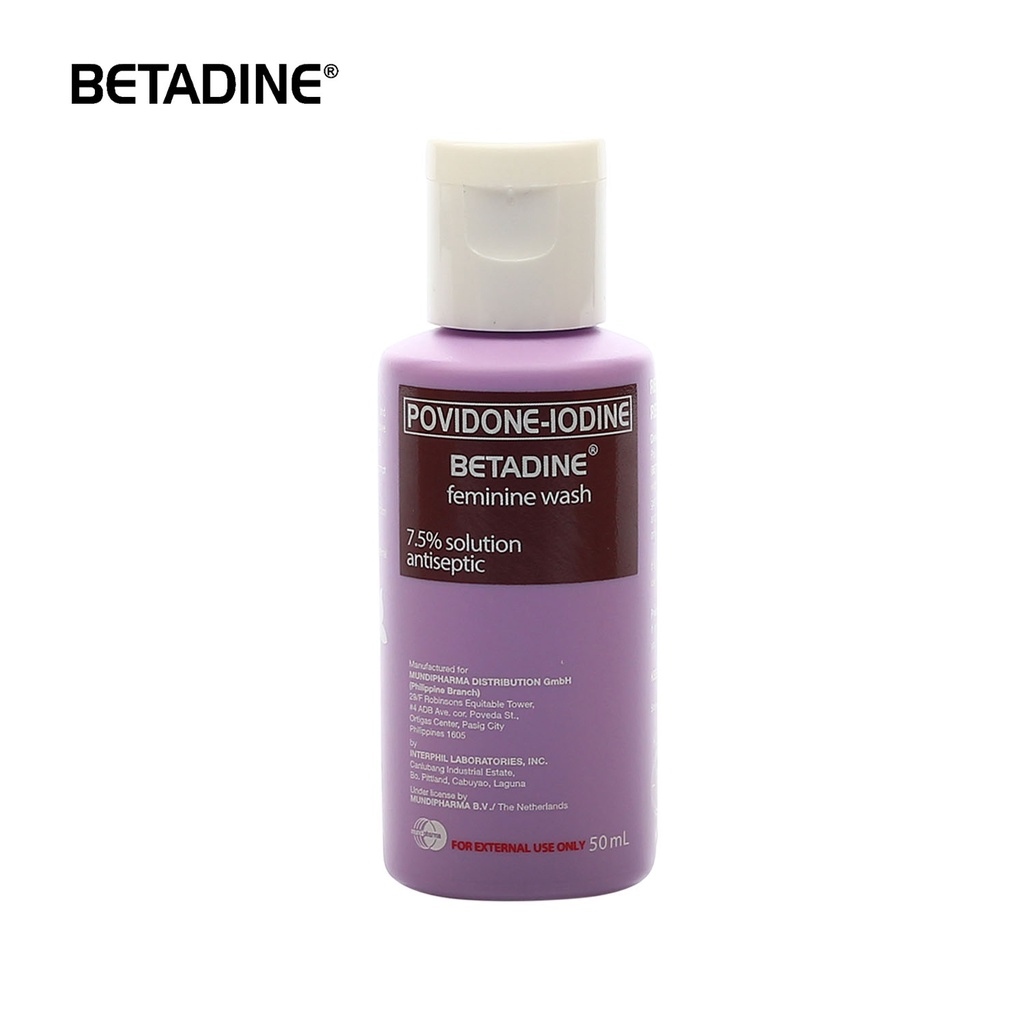 BETADINE® (PovidoneIodine) Antiseptic Feminine Wash 50mL Lazada PH