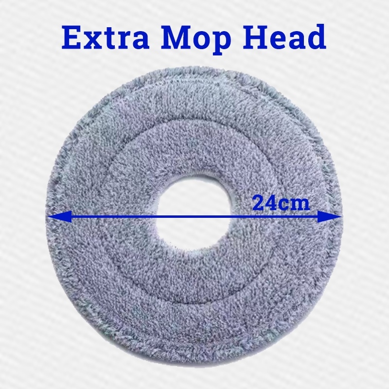 Spin 360 Self Wash Easy Magic Mop Microfiber Mop with Clean Dirty