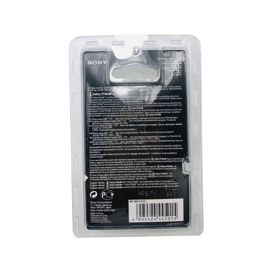 Sony NP-BD1 Cyber-shot Battery For Sony DSC-G3, DSC-T2, DSC-T70, DSC-T75,  DSC-T77, DSC-T90, DSC-T200, DSC-T300, DSC-T500, DSC-T700, DSC-T900, DSC-TX1  | Lazada PH