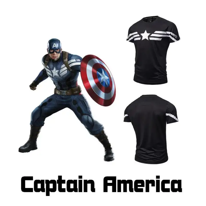 captain america t shirt lazada