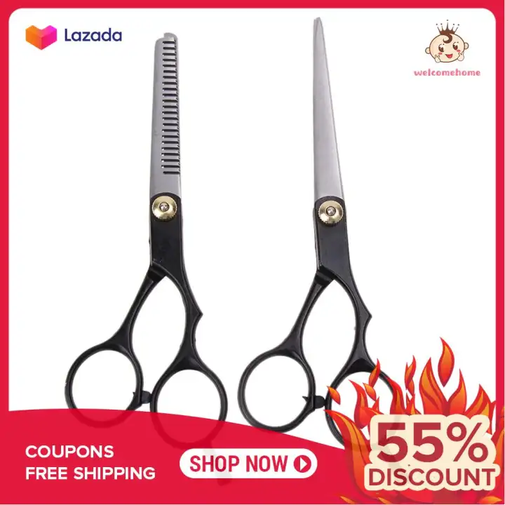 professional barber hair cutting thinning scissors