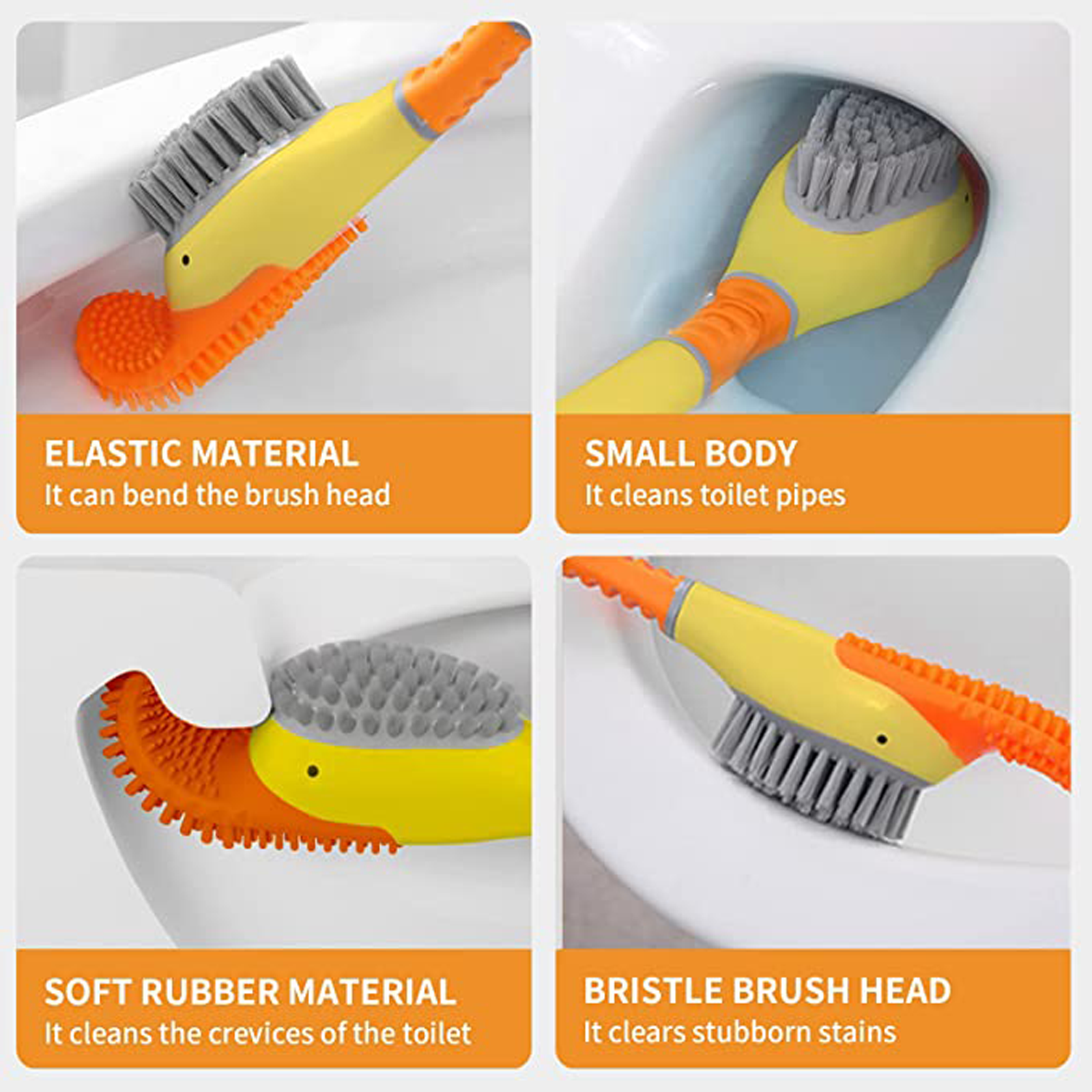 TOP SELLING DUCK TOILET BRUSH CLEANER (RANDOM COLOR) Toilet Brush