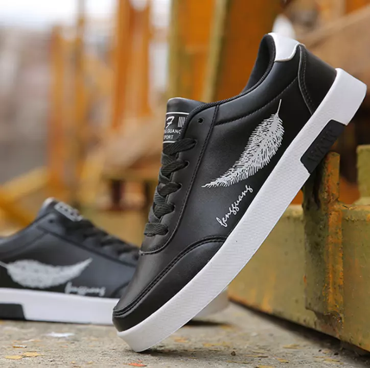 DXNY.PH Shoes For Men 2023 Sale new men's shoes fashion trend Handdrawn patterns lowtop flat