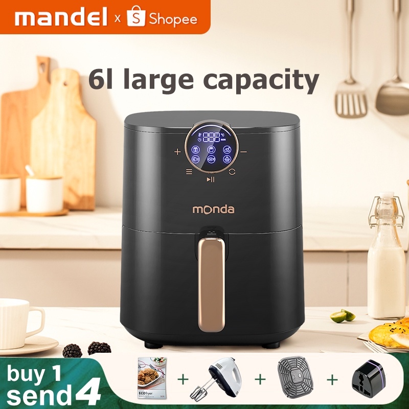 Air Fryer Mandel 6L Multifunctional air fryer One year warranty Oil