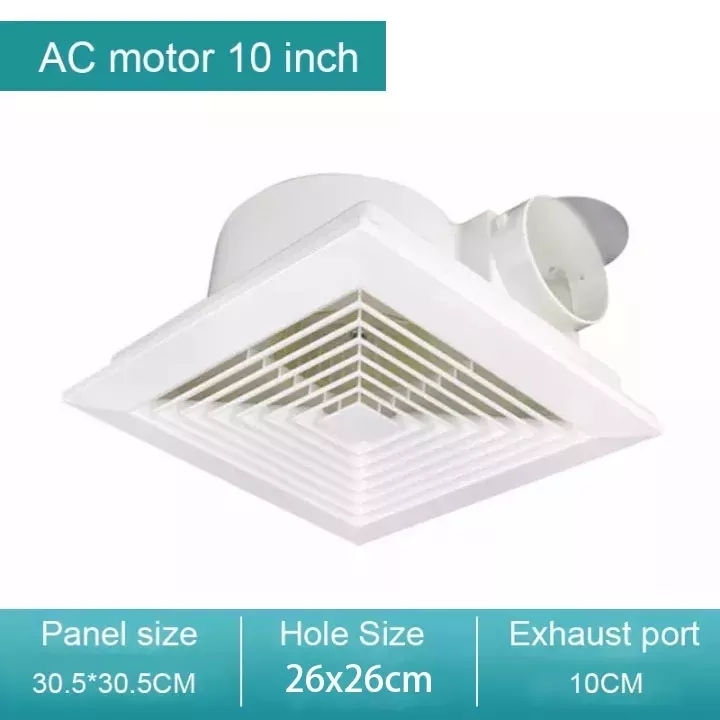 【COD】24hours delivery 6/8/9/10/12 inch Suspended Ceiling Exhaust Fan ...