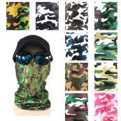 Camouflage Bandana Multifunction Head scarf tube Mask Outdoor Tactical Headband