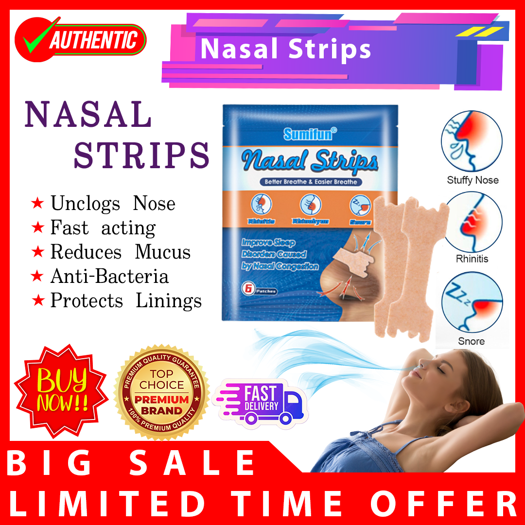 SUMIFUN Nasal Strips Anti Snoring Snoring Stopper Sinusitis Nose Spray