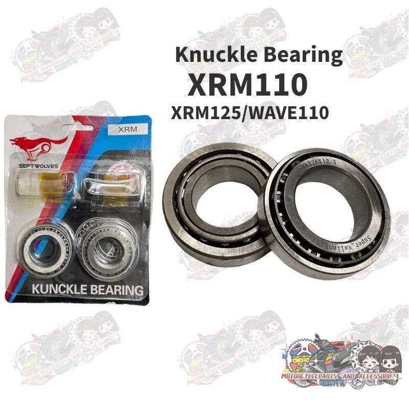 LJ Motorcycle Knuckle Bearing Tmx Xrm RS100 X4 GD110 Shogun Wave 125