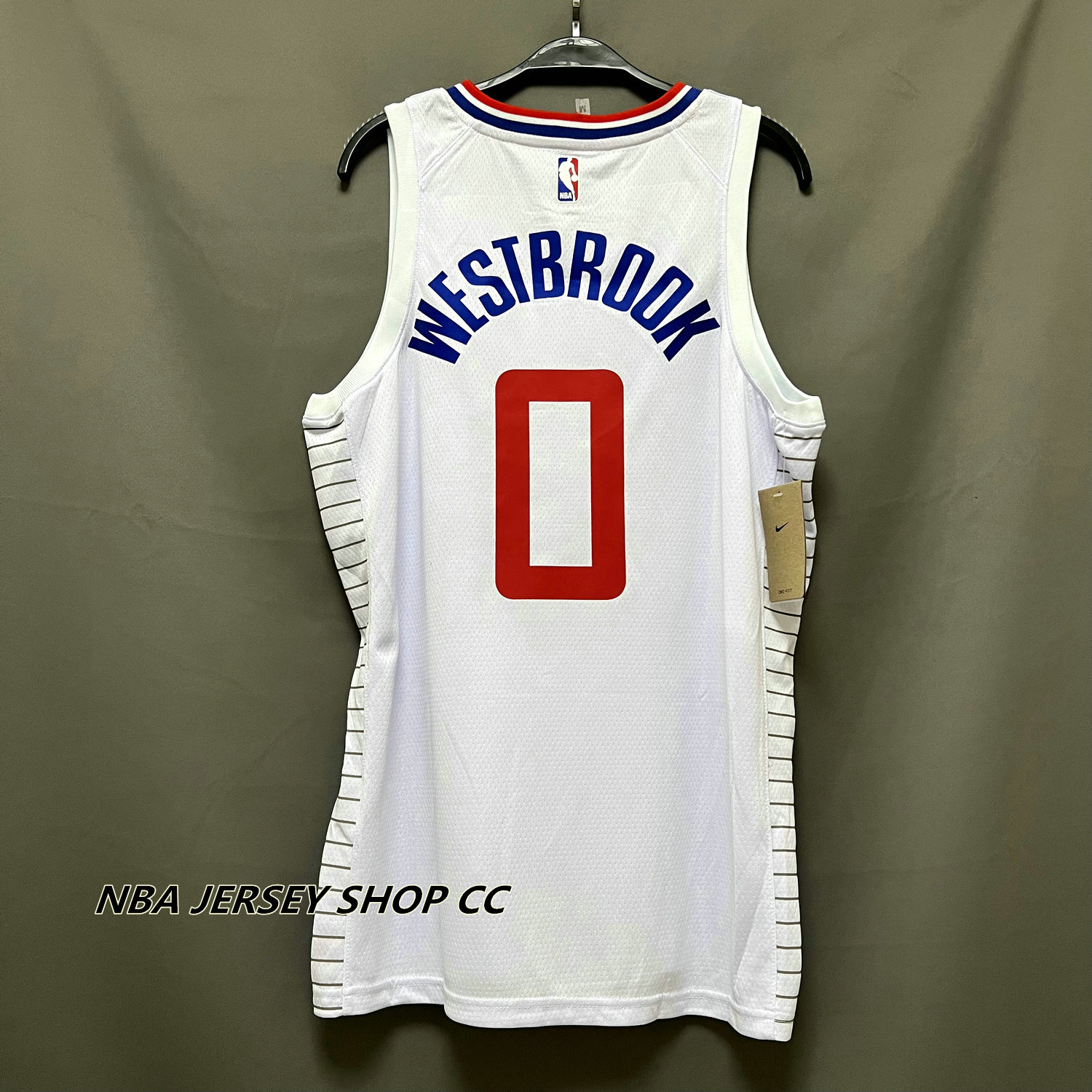 Men's LA Clippers Russell Westbrook #0 Nike White 2022/23 Swingman Jersey -  Association Edition