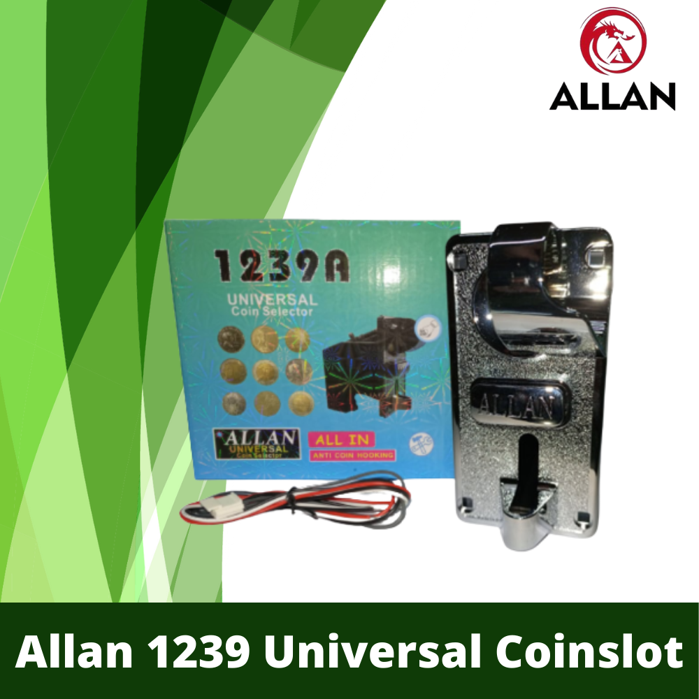 Allan Universal Coinslot /Coin slot New (1239&1239A) Anti coin hooking ...