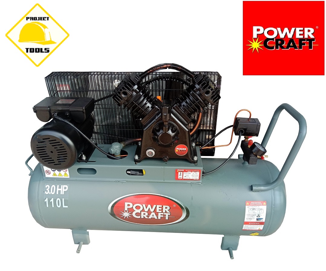POWER CRAFT AIR COMPRESSOR 3HP PAC301011H 110 Liters Lazada PH