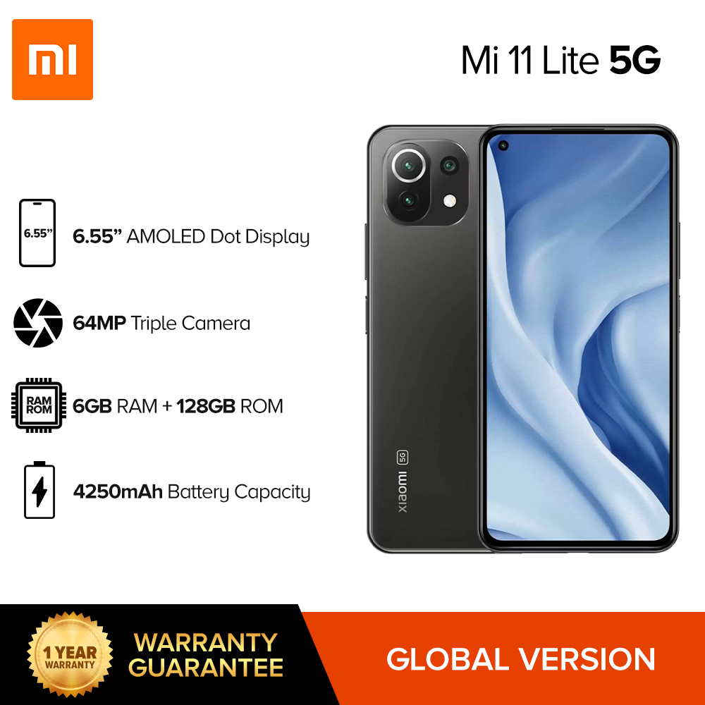 Suncase Custodia In Pelle Per Xiaomi Mi 11 Lite 5G NE – Con Linguetta Di Estrazione, Copertina Con Magnete, Nero