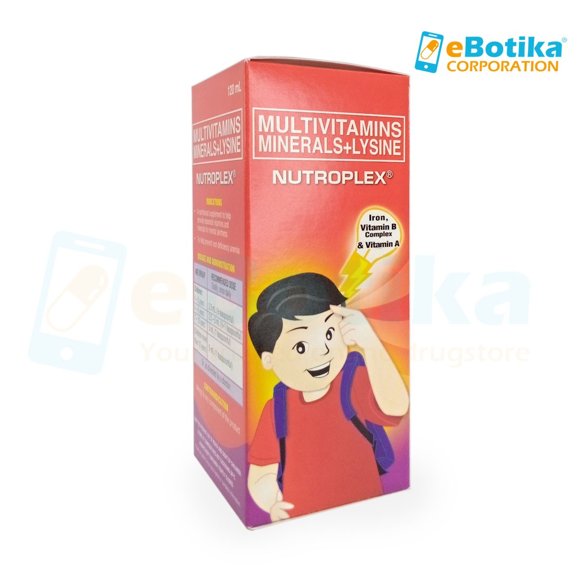 Nutroplex Syrup (Multivitamins Minerals + Lysine) 120ml Lazada PH